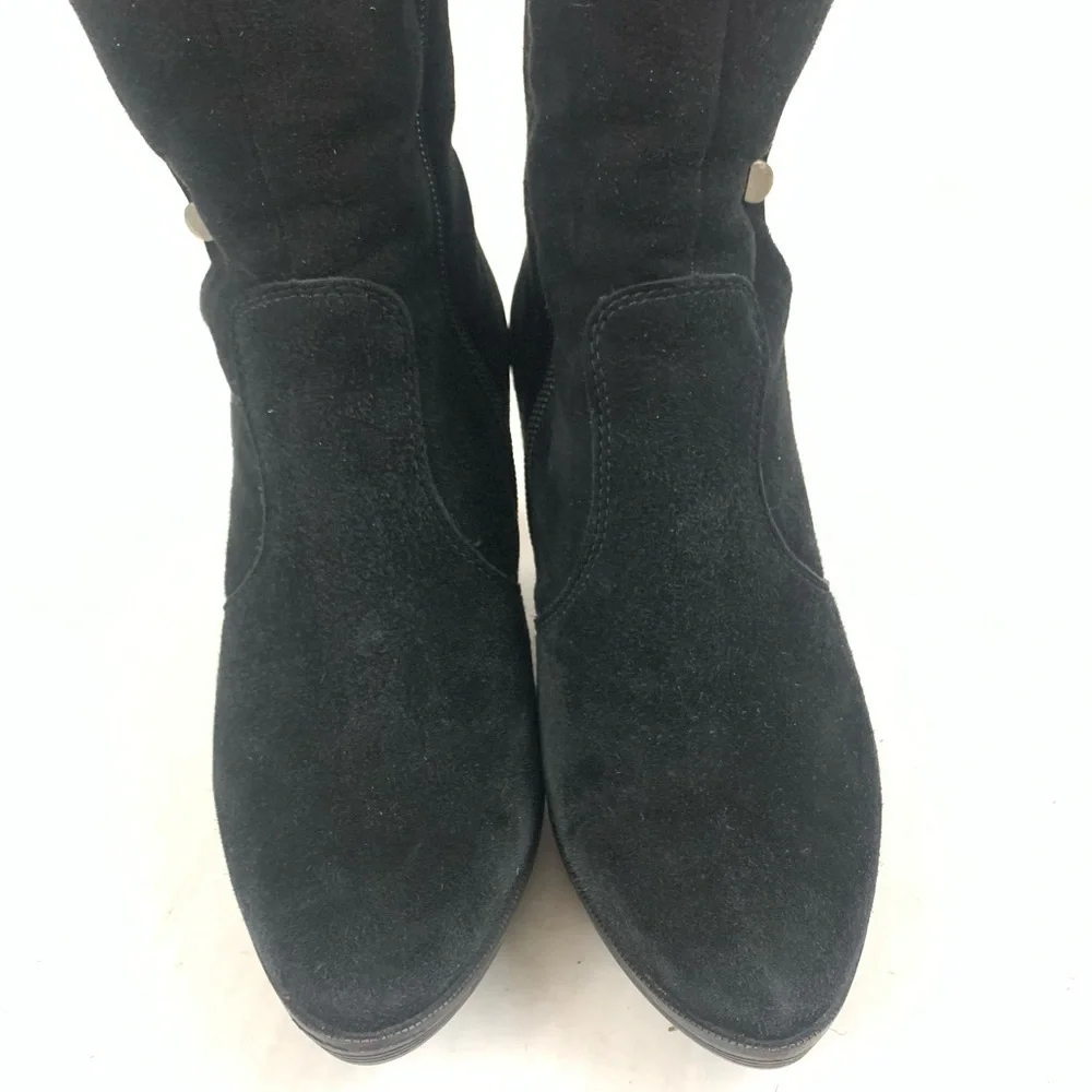 Paul Green Faux Fur Lined Suede Boots  - Size 6